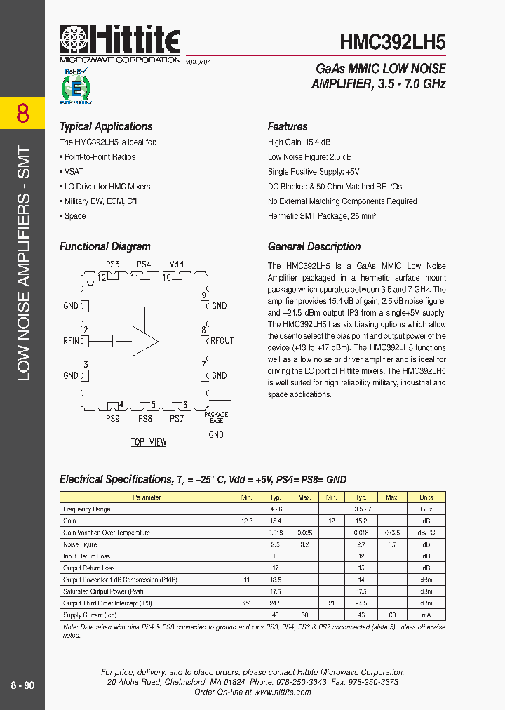 HMC392LH509_3225134.PDF Datasheet