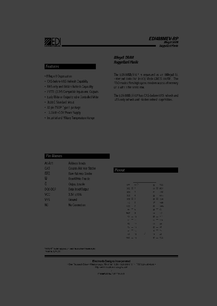 EDI488MEV6SI_3225911.PDF Datasheet