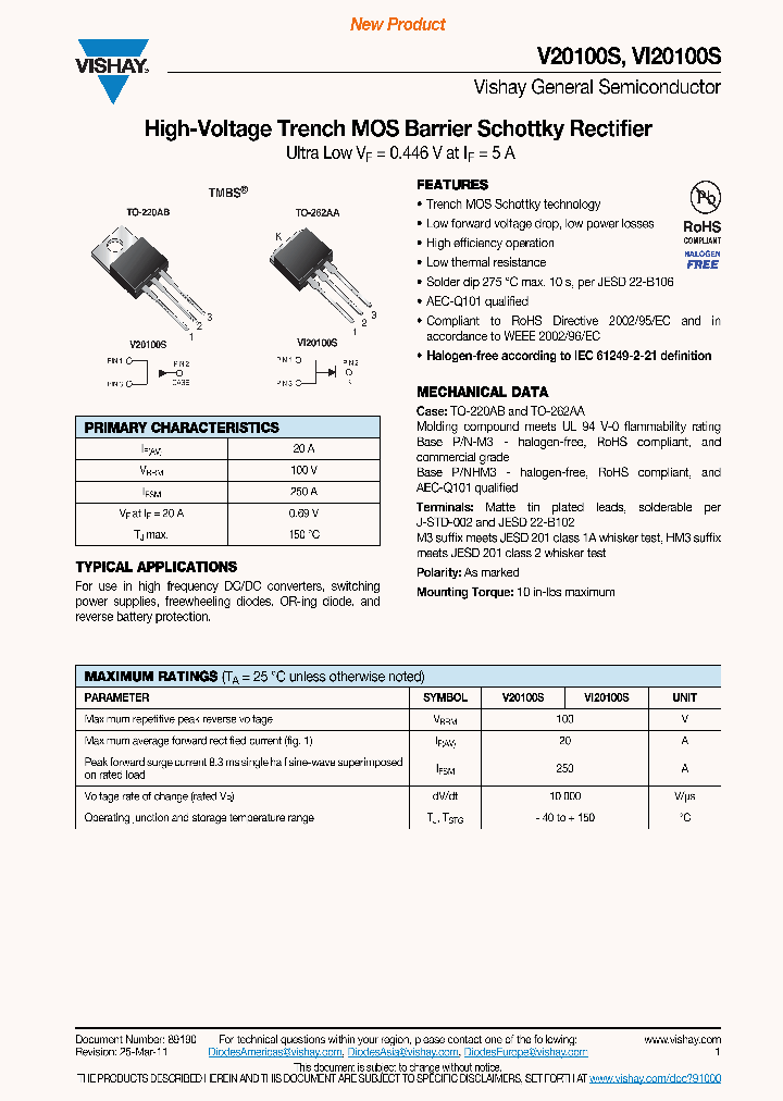 V20100S-M3-4W_3226022.PDF Datasheet