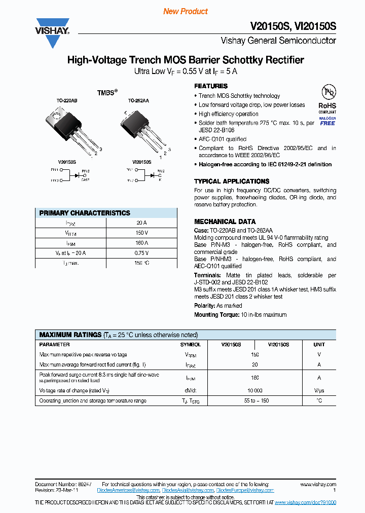 V20150SHM3-4W_3226027.PDF Datasheet