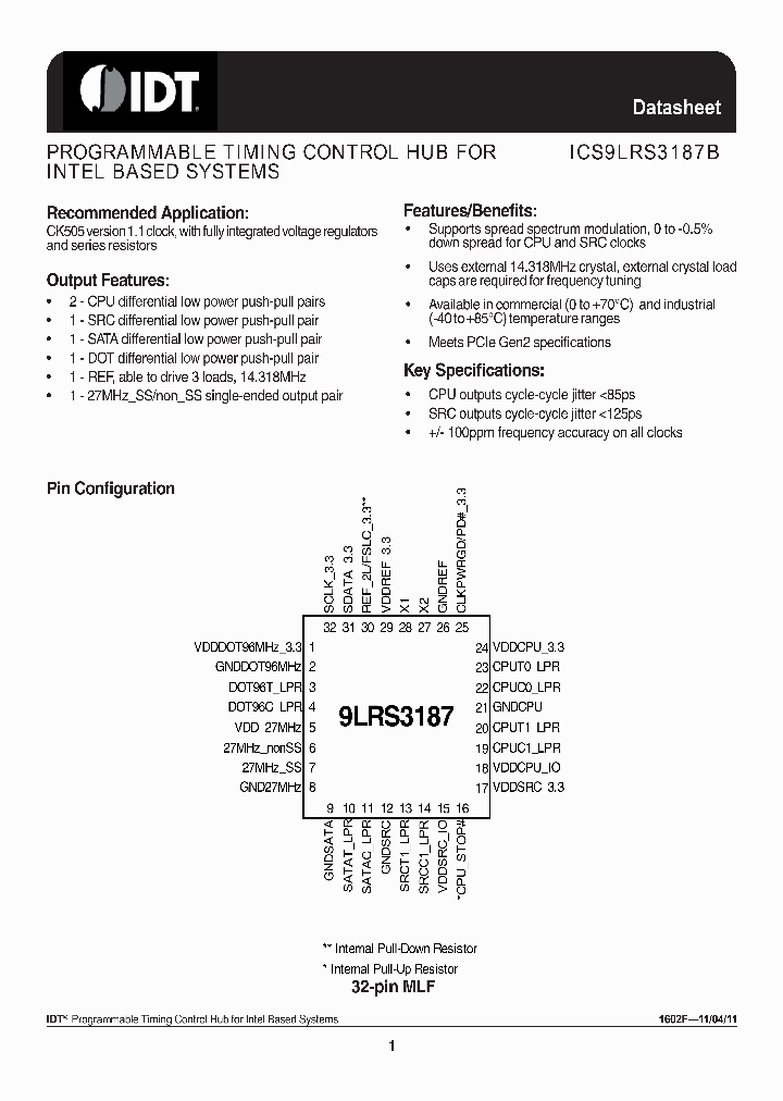 ICS9LRS3187B_3228853.PDF Datasheet