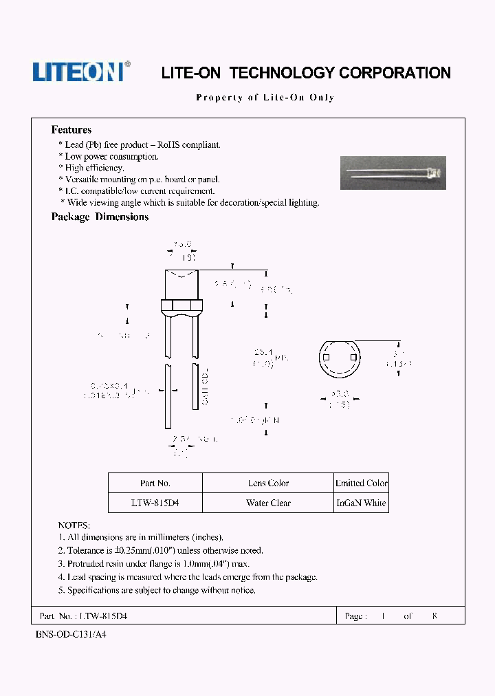 LTW-815D4_3229130.PDF Datasheet
