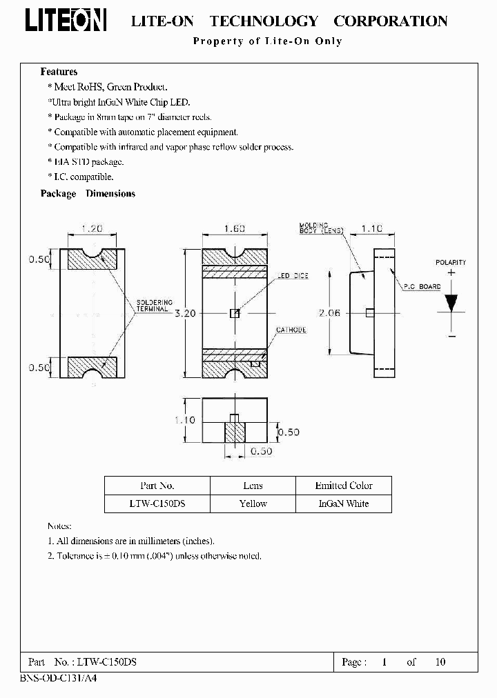LTW-C150DS_3229157.PDF Datasheet