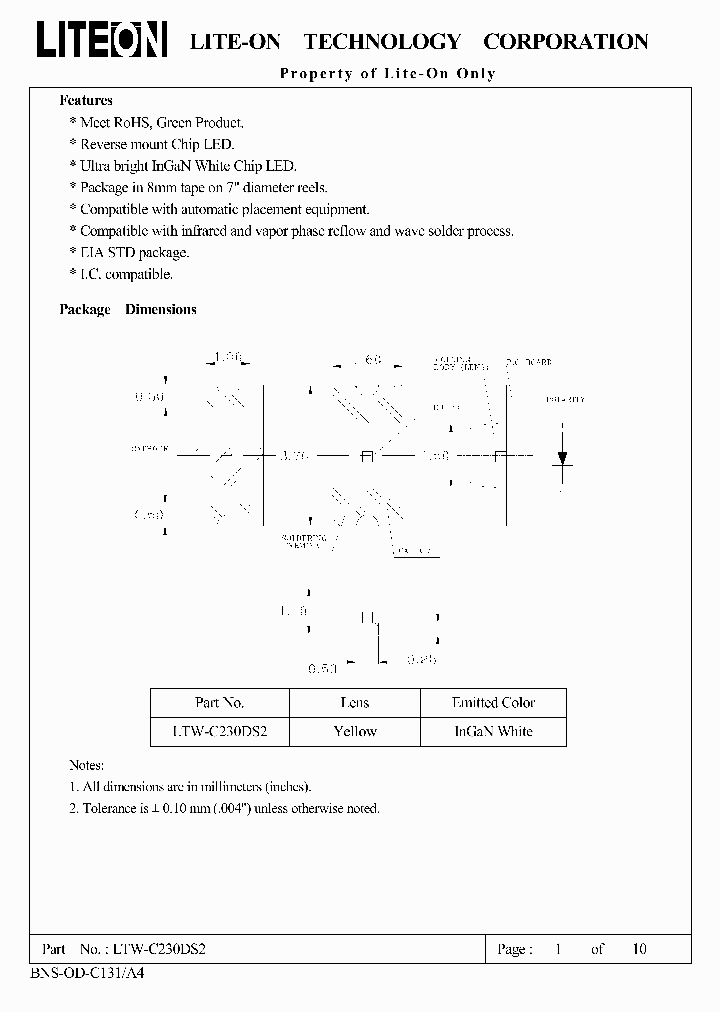 LTW-C230DS2_3229164.PDF Datasheet