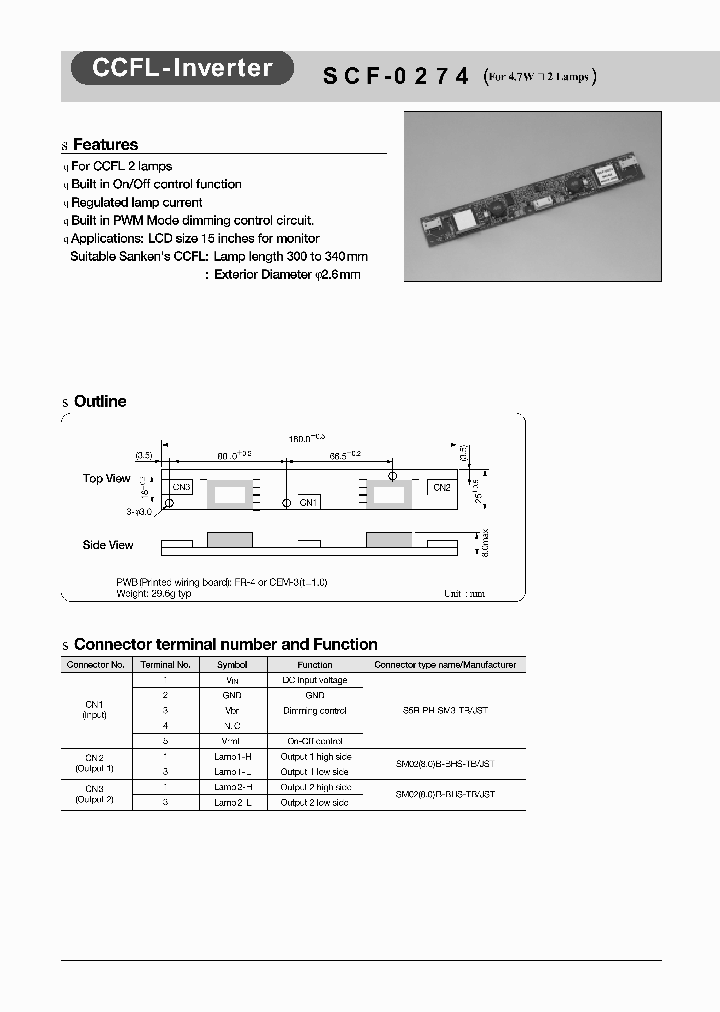 SCF-0274_3229176.PDF Datasheet