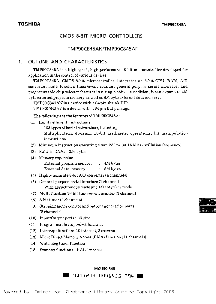 TMP90C845AF_3230213.PDF Datasheet