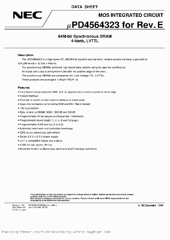 UPD4564323G5-A70L-9JH_3230502.PDF Datasheet