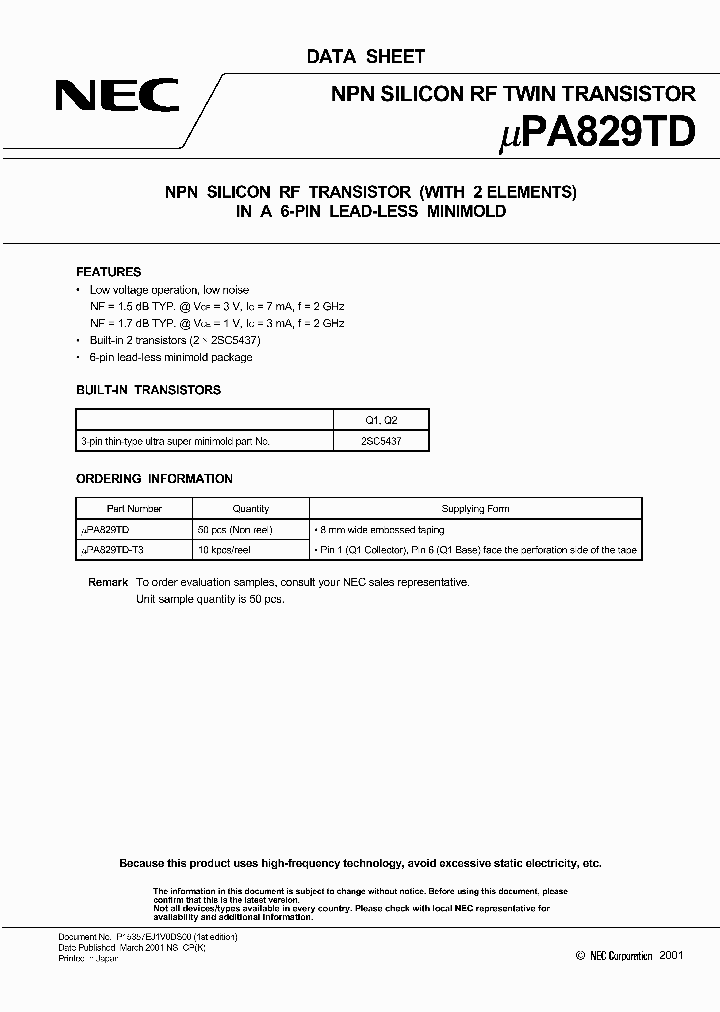 UPA829TD-T3_3231756.PDF Datasheet