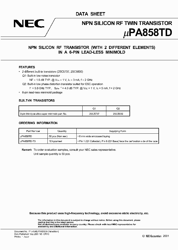 UPA858TD-T3_3231759.PDF Datasheet