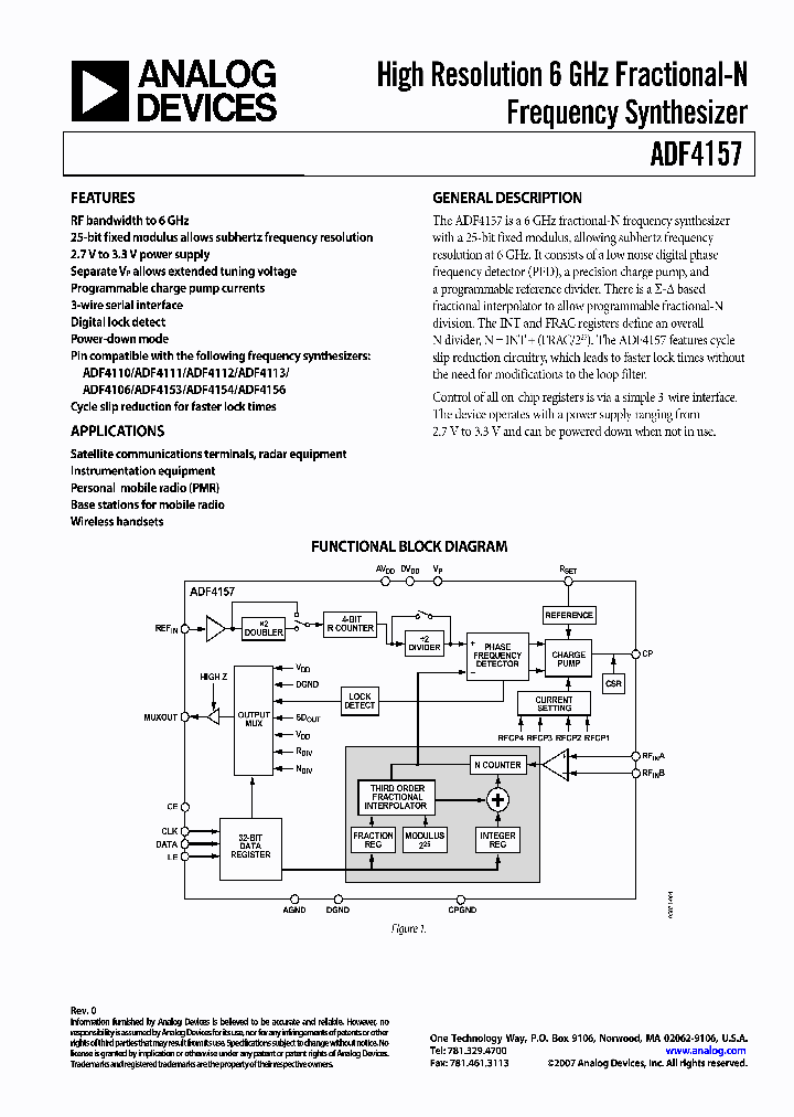 ADF4157BRUZ1_3233742.PDF Datasheet