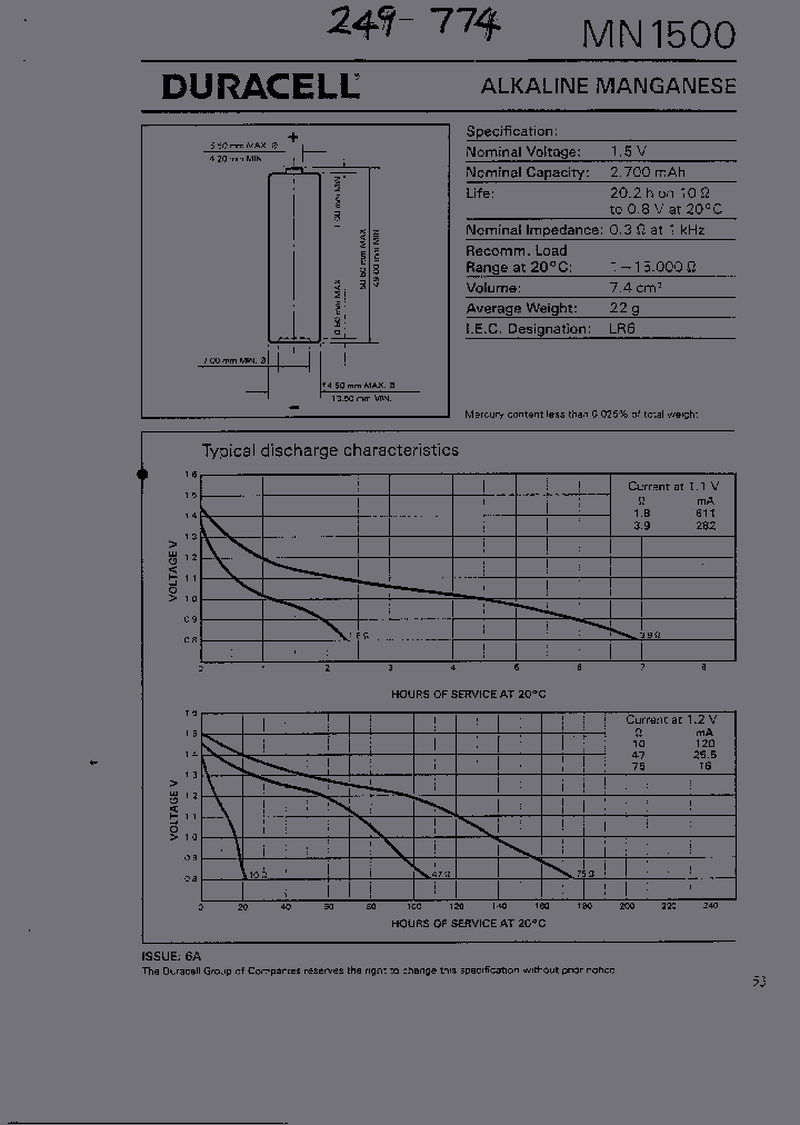 7023793PROCELL_3234937.PDF Datasheet