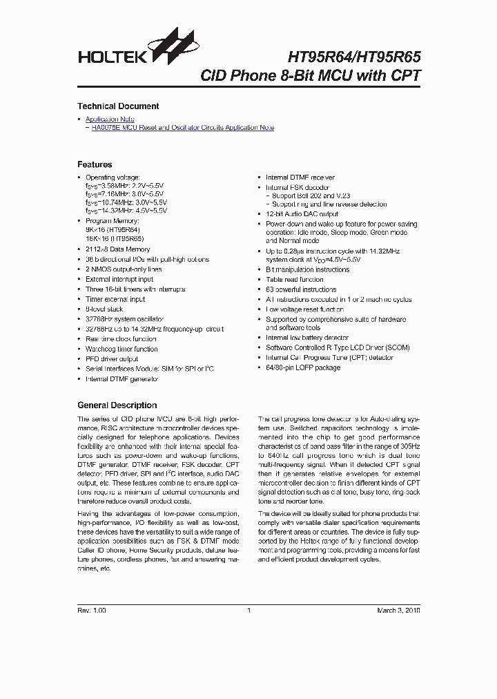 HT95R64_3236396.PDF Datasheet
