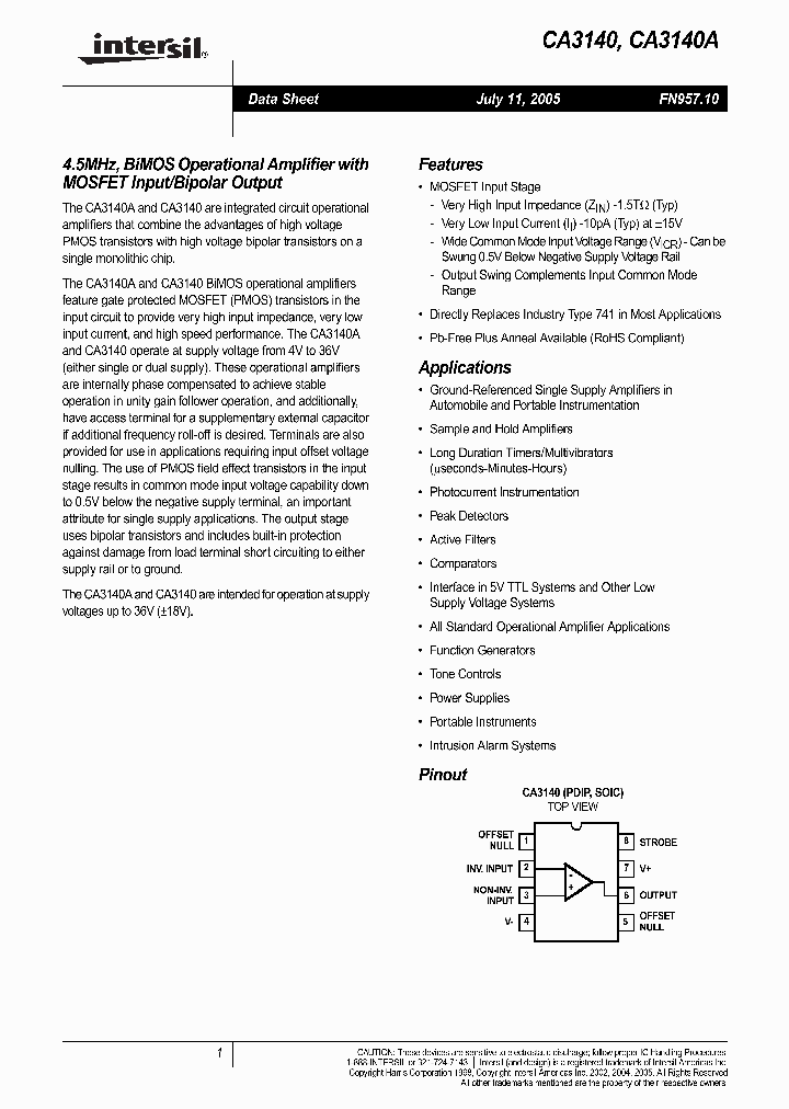 CA3140E_3236397.PDF Datasheet