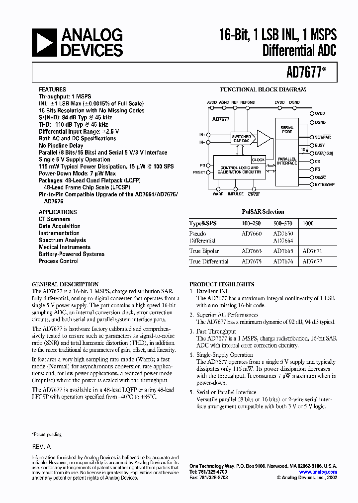 AD7677ACP_3239018.PDF Datasheet