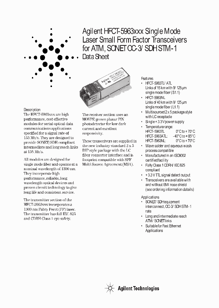 HFCT-5963ATG_3240532.PDF Datasheet