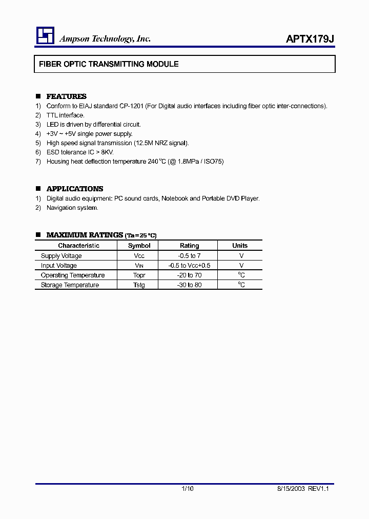 APTX179J_3241158.PDF Datasheet