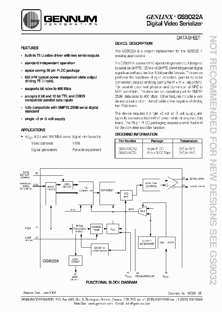 GS9022ACPJ_3240638.PDF Datasheet