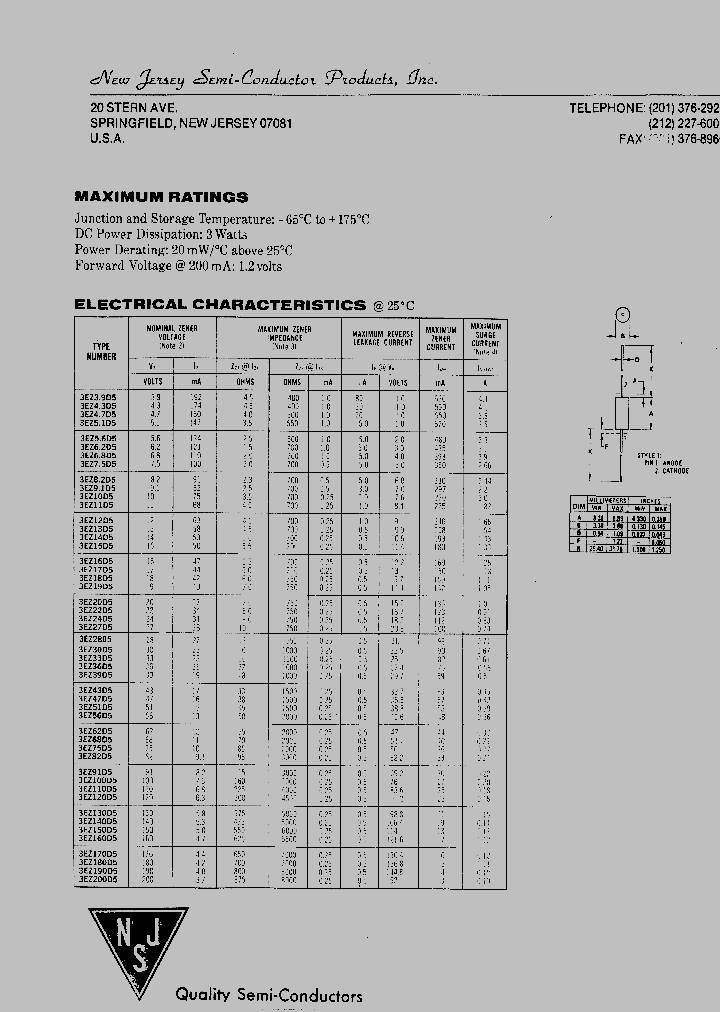 3EZ51D5_3241914.PDF Datasheet
