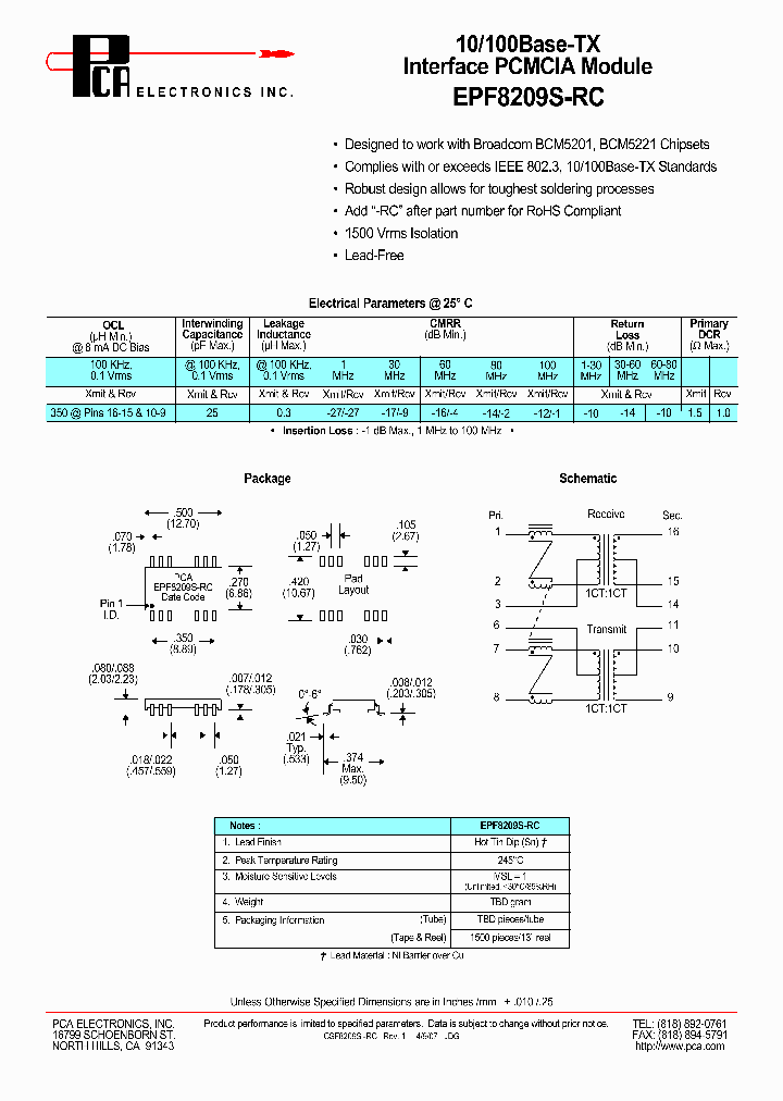 EPF8209S-RC_3241939.PDF Datasheet