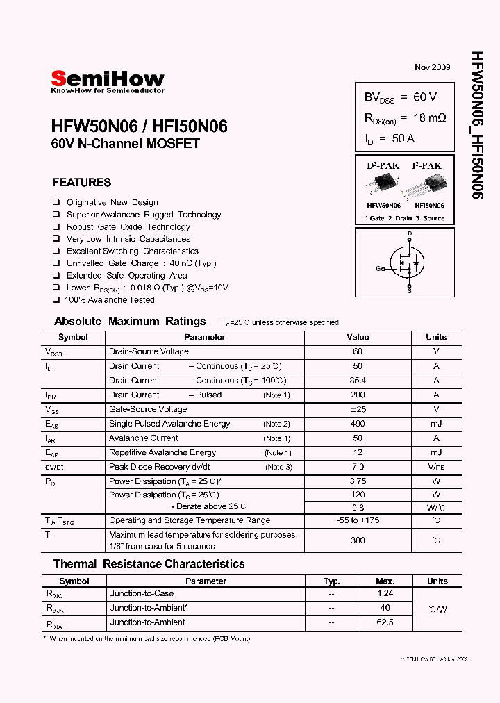 HFW50N06_3245005.PDF Datasheet