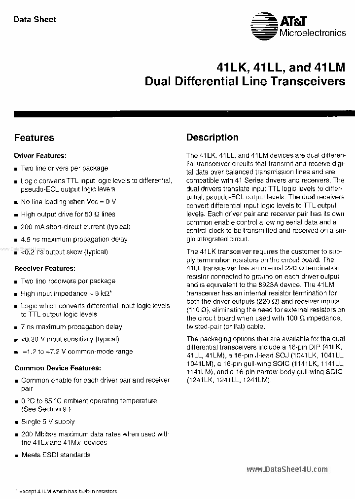 41LK_3245251.PDF Datasheet