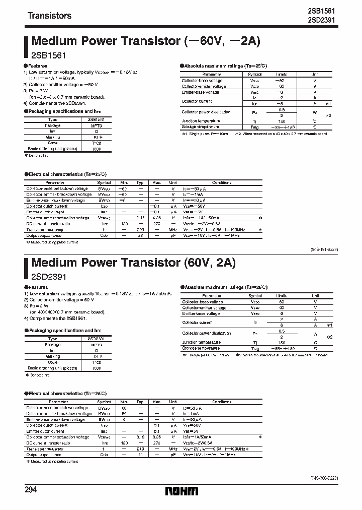 2SD2391T100Q_3245961.PDF Datasheet