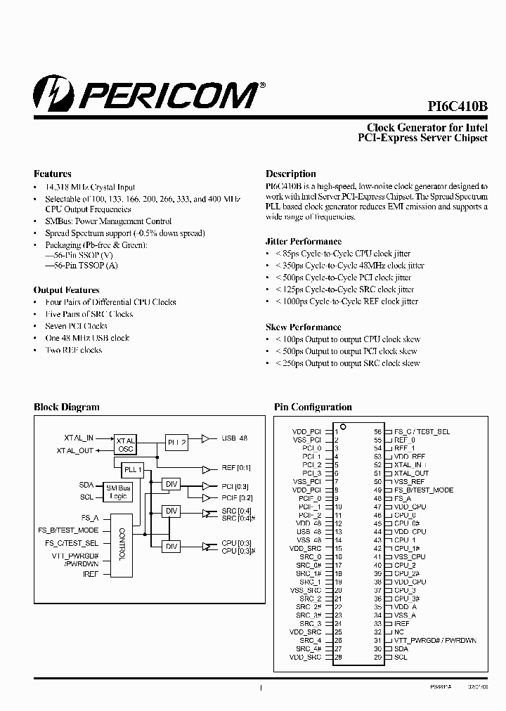 PI6C410BAE_3246936.PDF Datasheet