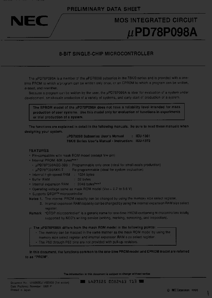 UPD78P098AGC-3B9_3251323.PDF Datasheet