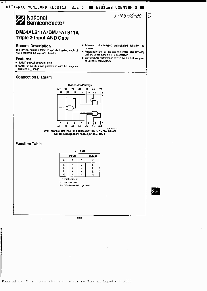 DM54ALS11AJ883_3254562.PDF Datasheet