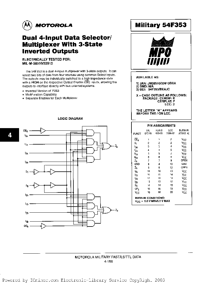 54F353BFAJC_3254336.PDF Datasheet
