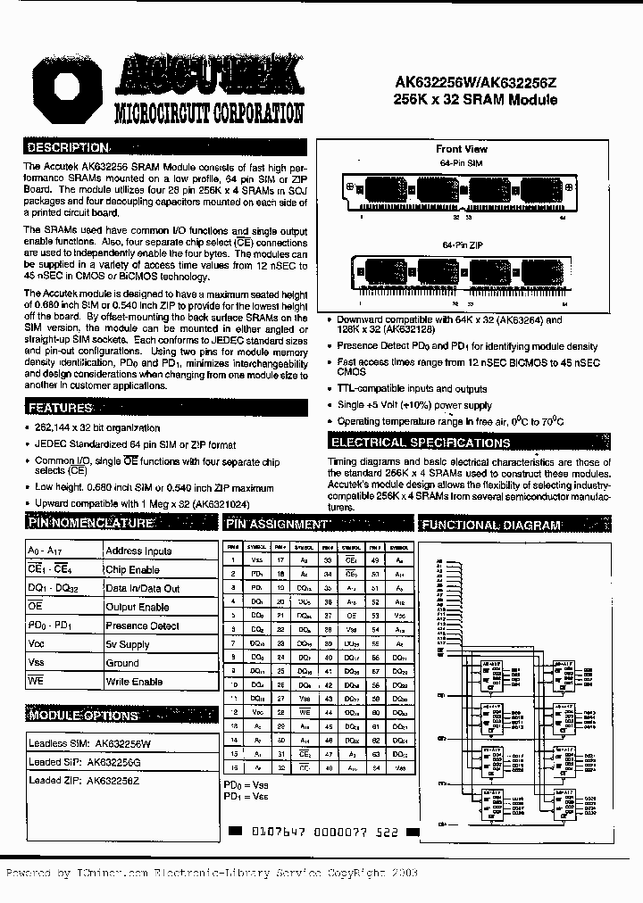 AK632256Z-45_3255016.PDF Datasheet