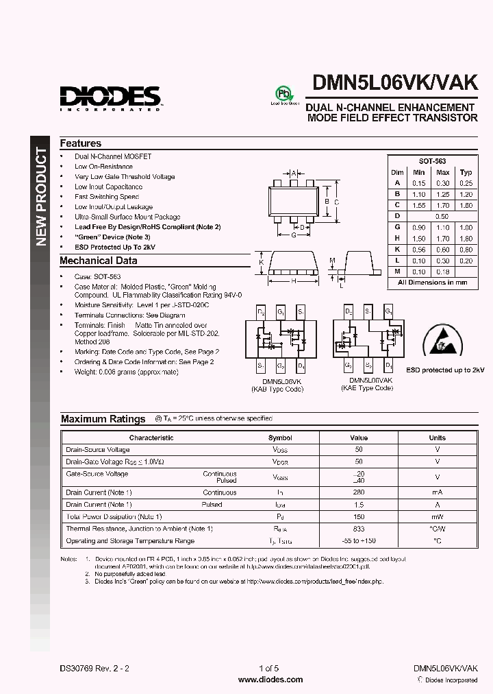 DMN5L06VAK_3255456.PDF Datasheet