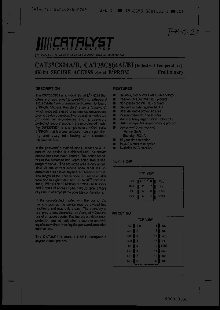 CAT35C804AKI_3255450.PDF Datasheet
