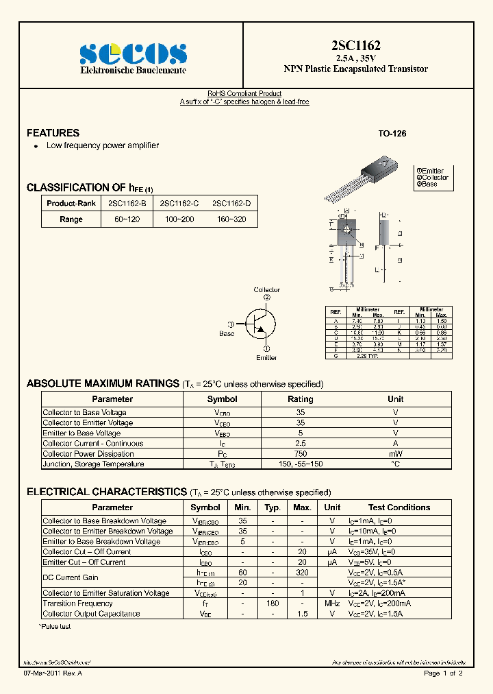2SC1162_3255692.PDF Datasheet