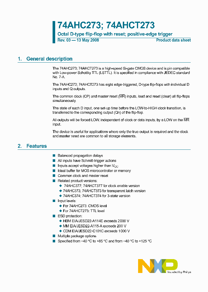 74AHC273D_3252713.PDF Datasheet