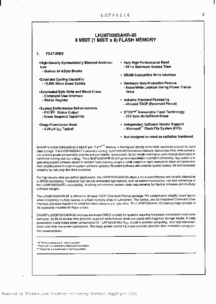 LH28F008SAHR-85_3252868.PDF Datasheet