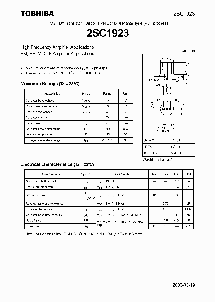 2SC1923_3256390.PDF Datasheet