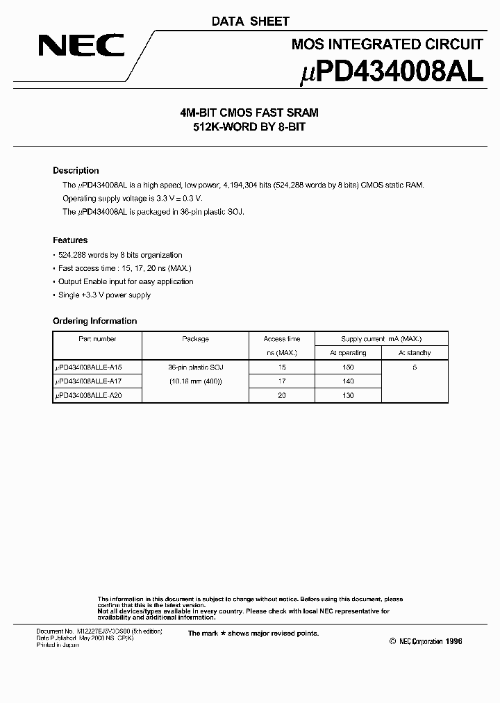 UPD434008ALLE-A20_3256700.PDF Datasheet