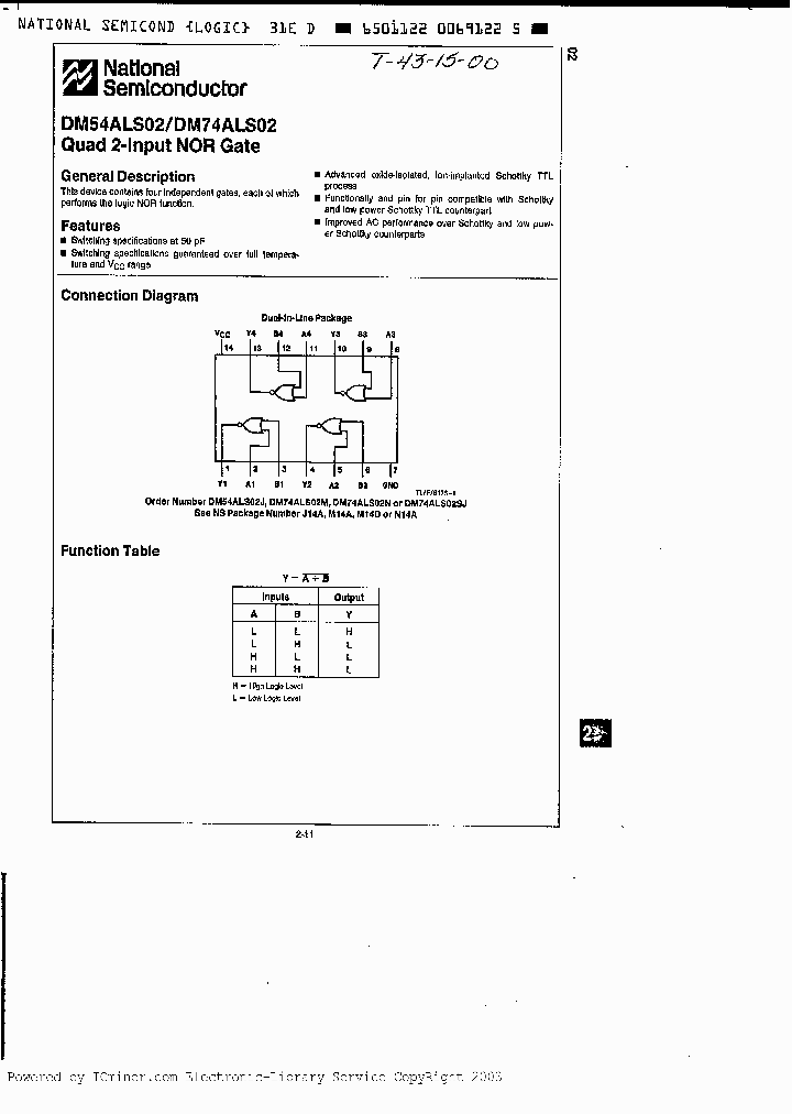 DM54ALS02J883_3257941.PDF Datasheet