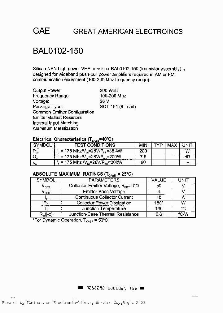 BAL0102-150_3258407.PDF Datasheet
