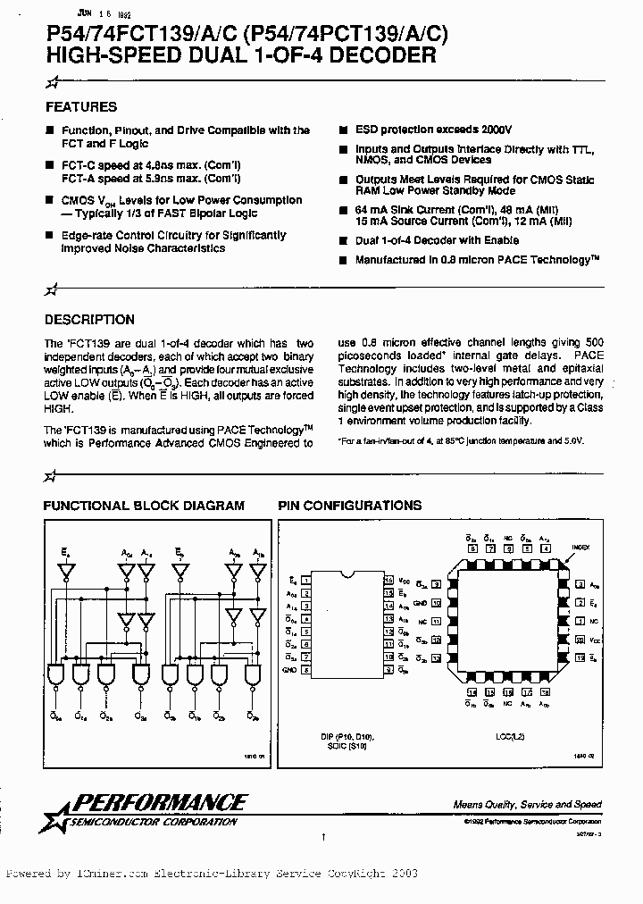 P74PCT139ALC_3257794.PDF Datasheet