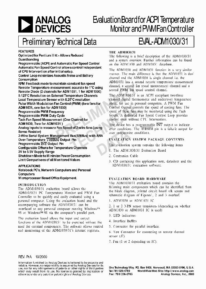 EVAL-ADM1031_3257104.PDF Datasheet