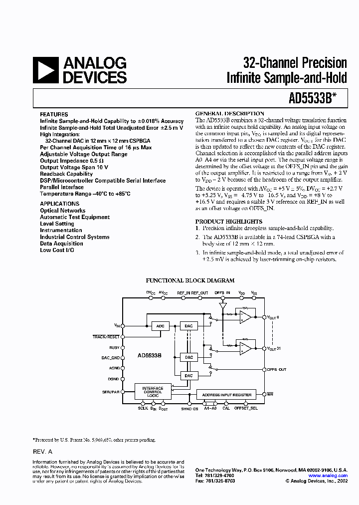 EVAL-AD5533EB_3257345.PDF Datasheet