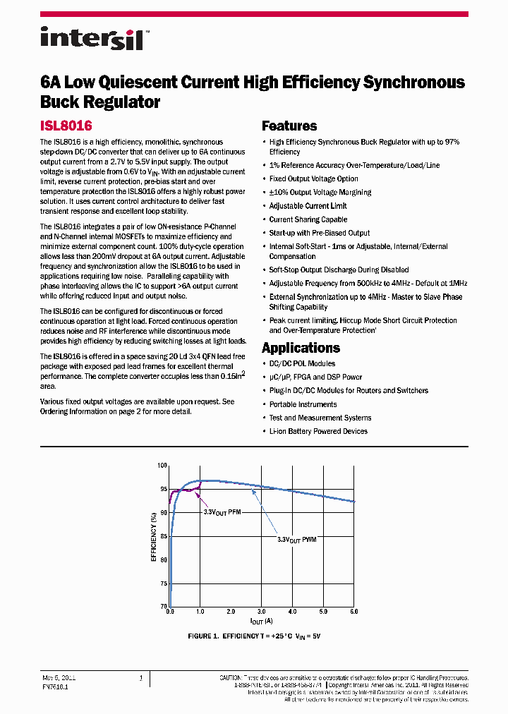 ISL8016IR25Z_3258738.PDF Datasheet