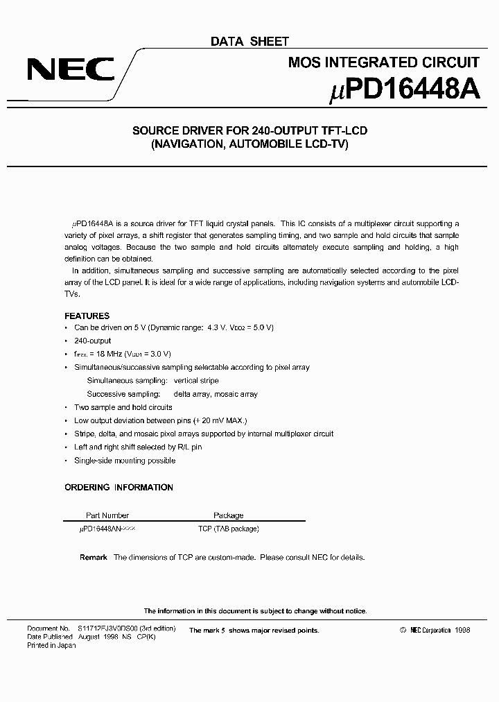 UPD16448AN-XXX_3260779.PDF Datasheet