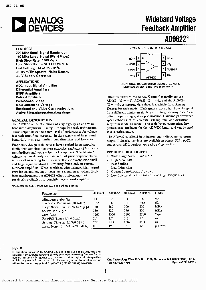 AD9622AN_3260938.PDF Datasheet
