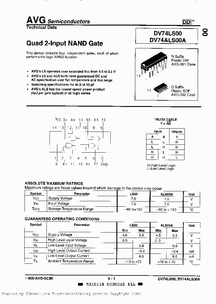 DV74ALS00AN_3260767.PDF Datasheet