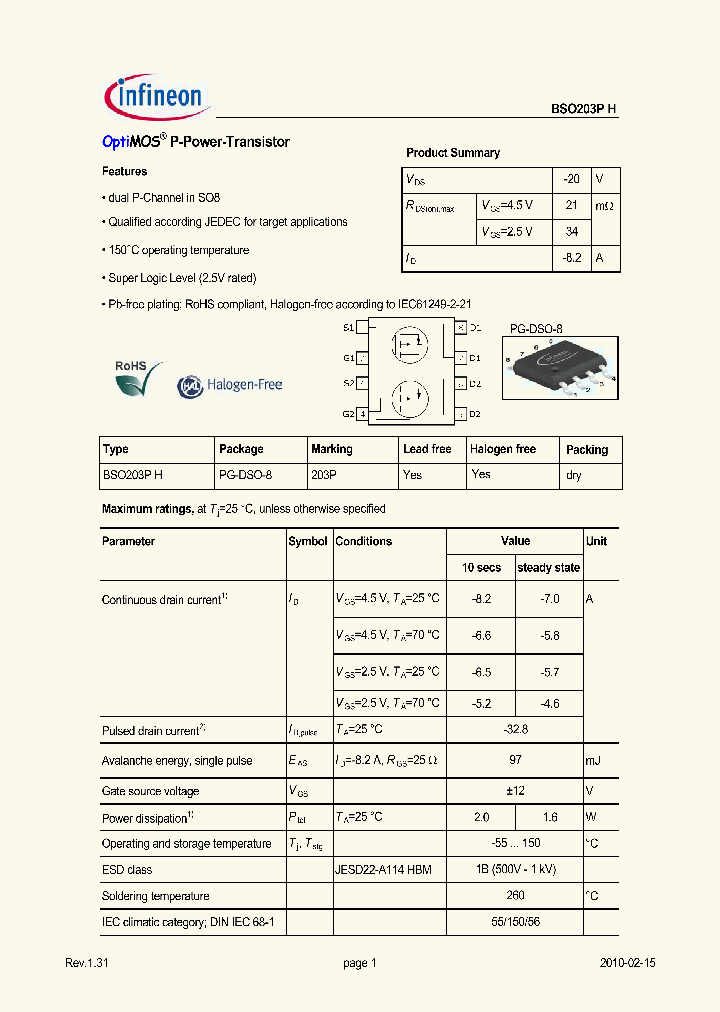 BSO203PH_3261006.PDF Datasheet
