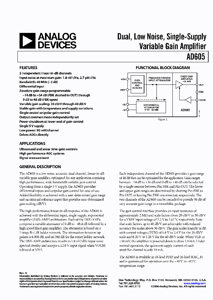 AD605ANZ_3259743.PDF Datasheet