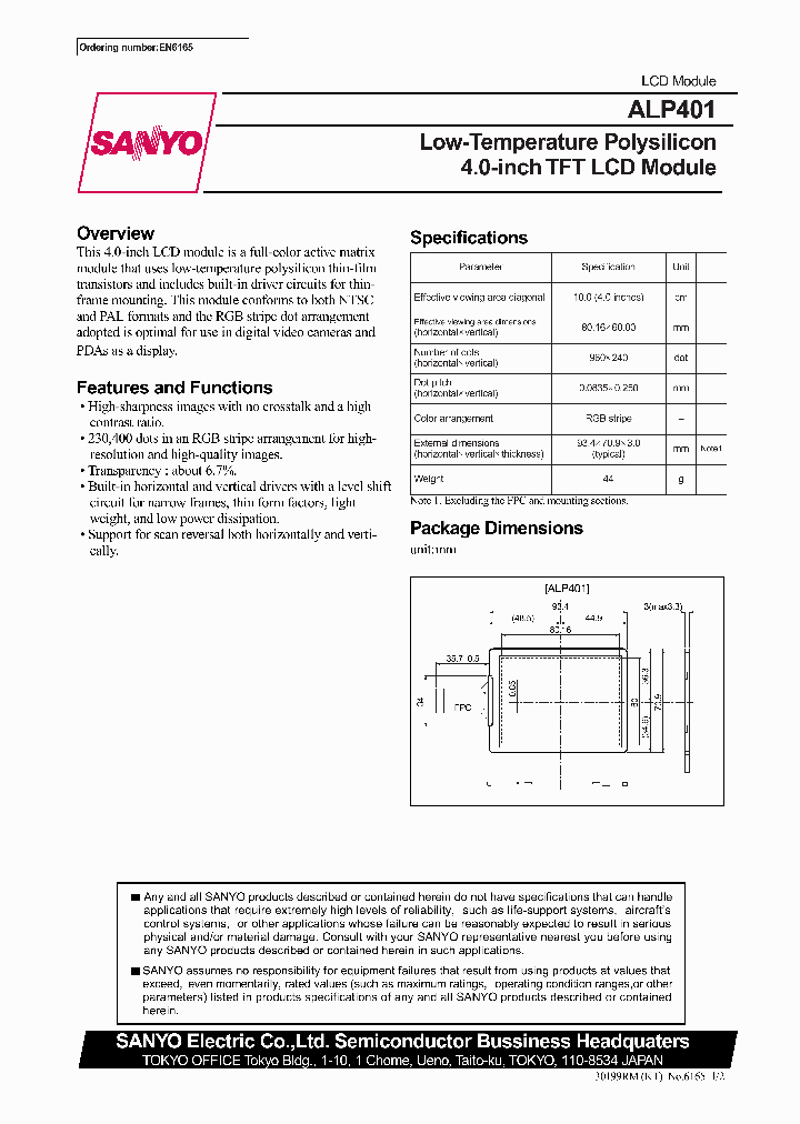 ALP401_3262913.PDF Datasheet
